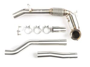 CTS 3.5" High Flow CATTED Downpipe for 2022+ EVO4 AWD Volkswagen Golf R and Audi S3