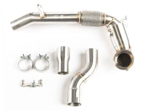 CTS 3.5" High Flow CATTED Downpipe for 2022+ EVO4 FWD Volkswagen GTI and Audi A3