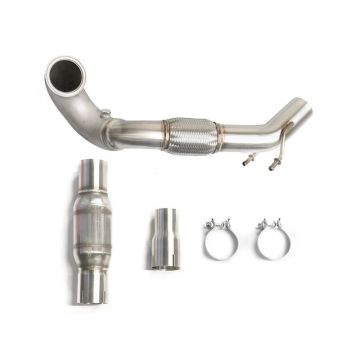 2015+ VW GTi, GLI Audi A3 CTS 3.5" Catted High Flow Stainless Downpipe