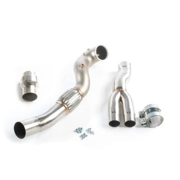 3.5" High Flow CAT Pipe, Downpipe for 2018 and Up Audi RS3, Audi TTRS 2.5T