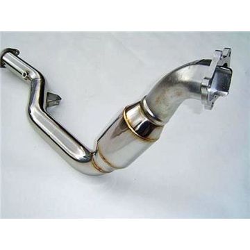 Invidia  Polished Divided Wastegate Downpipe with High Flow Cat