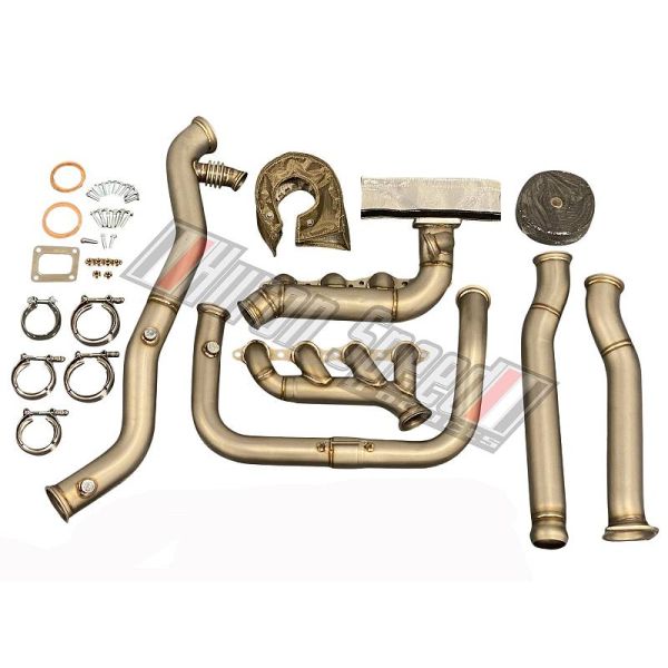 T4 Single Turbo Hot Side Piping Kit for 1999-2013 GM / Chevy LS Truck