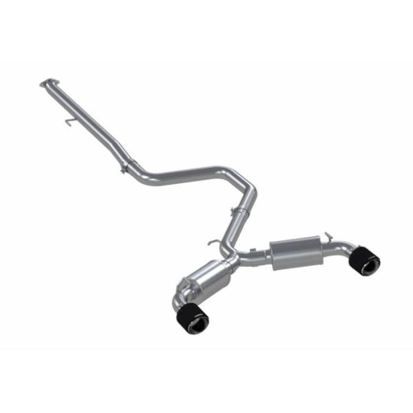 MBRP Veloster N 3" CAT Back Exhaust - 304 Stainless - CF Tips for 2019-2021 Veloster N 2.0T - S47063CF