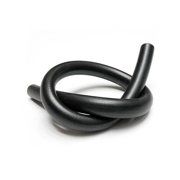 3/8" (10mm) Hose, Black, Reinforced Rubber, 300psi, 3/8" Barb or -6an Push Lock