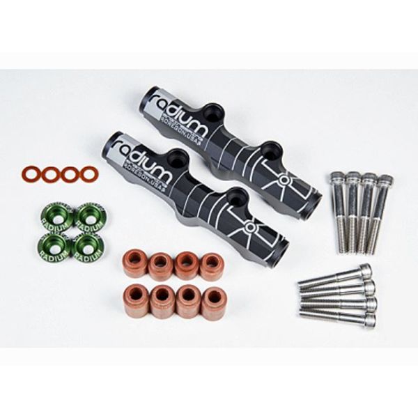 Radium Engineering Top Feed Fuel Rail Conversion Kit with Fittings 