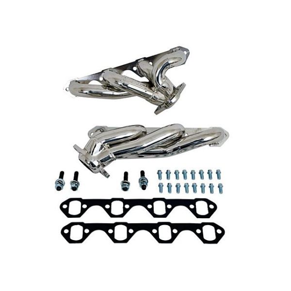 BBK Performance Shorty Unequal Length Exhaust Headers - Chrome