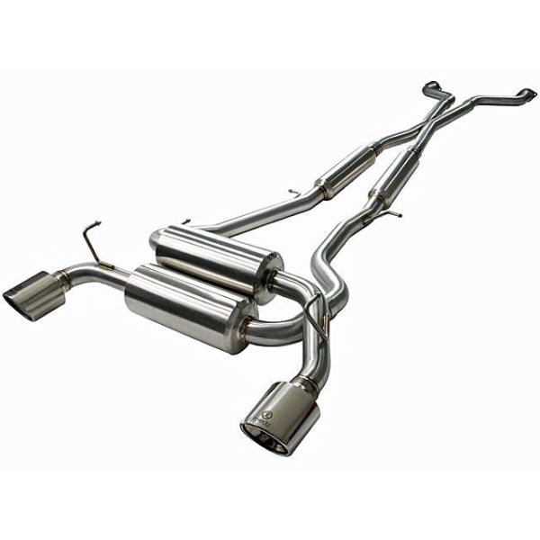 aFe POWER Takeda 2.5 Inch 304 Stainless Steel CAT Back Exhaust System