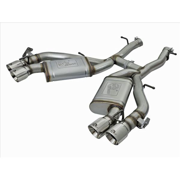 aFe POWER MACH Force-Xp 3 Inch 304 Stainless Steel Axle-Back Exhaust System