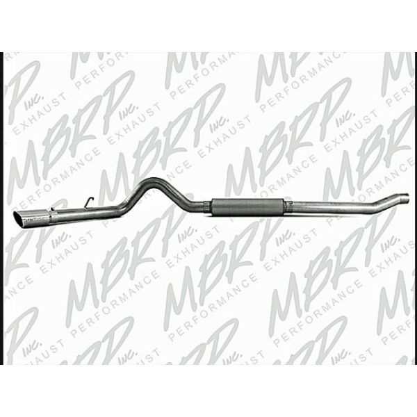 MBRP 4" CAT Back Single Side (Stock Cat) Exit - AL for 2003-2007 Ford Powerstroke 6.0L - S6208AL