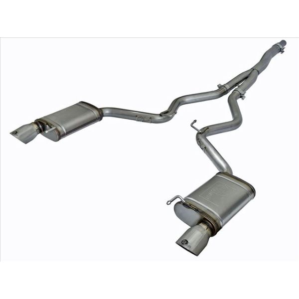 aFe Power MACH Force-Xp 3 Inch to 2.5 Inch 304 Stainless Steel Cat-Back Exhaust System