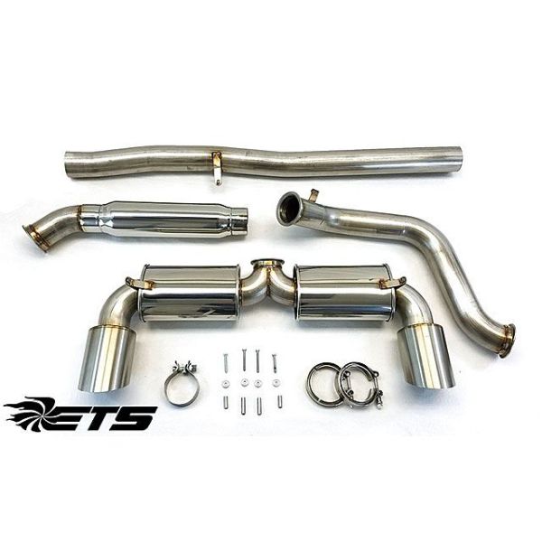 ETS Exhaust System w- Mufflers for 2016+ Ford Focus RS