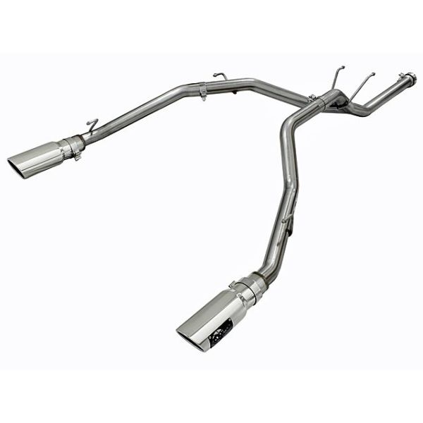 aFe Power Large Bore-HD 2.5 Inch 409 Stainless Steel DPF-Back Exhaust System