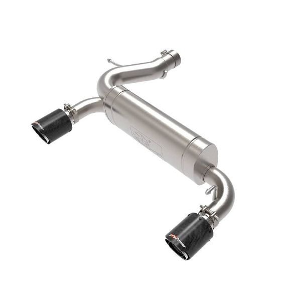 2021+ Bronco aFe Vulcan SS Axle Back Exhaust - Carbon Fiber Tips