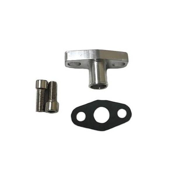 Oil Drain Flange Kit, 5/8th" Barb for BorgWarner EFR 6258, 6758, 7163, 7670, 8070, 8374, 8474, 9174, 9274, 9180, 9280-Turbochargers & Parts Turbo Accessories Turbochargers Turbo Accessories Turbo Oiling Turbochargers Search Results-16.950000