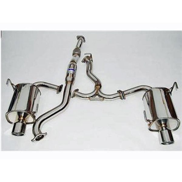 Invidia Q300 Dual SS Tip Cat Back Exhaust - 76mm