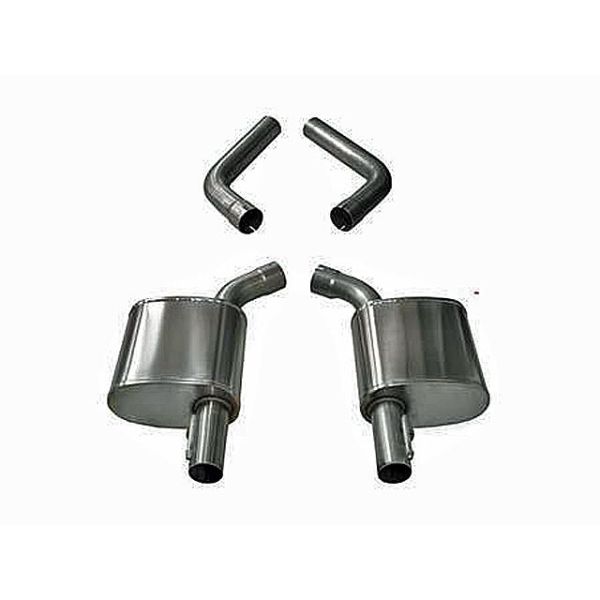 Corsa Performance Dual Rear Exit Axle-back Exhaust System - No Tips - Sport Sound Level