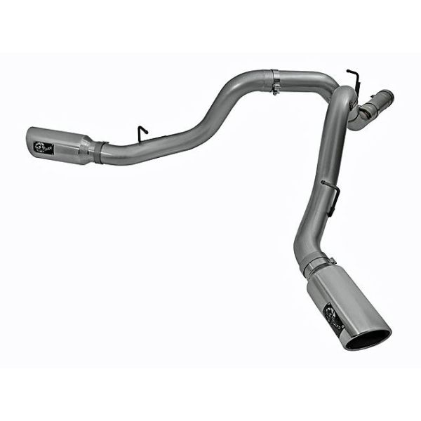 aFe POWER Large Bore-HD 4 Inch 409 Stainless Steel DPF-Back Exhaust System