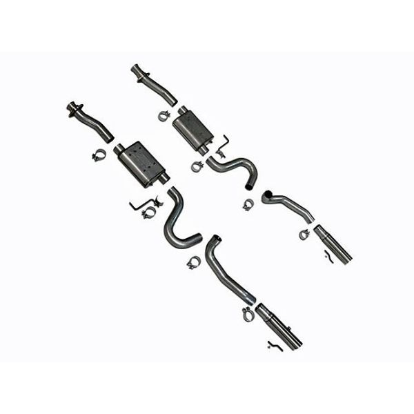 BBK Performance VariTune Cat-Back Exhaust - Stainless Tips-Turbo Kits Ford Mustang Performance Parts Search Results-599.990000