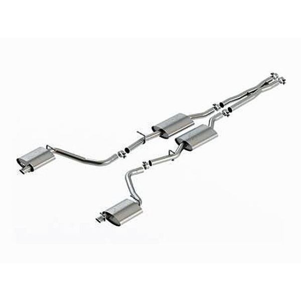 Borla Catback Exhaust - No Tips Factory Valance