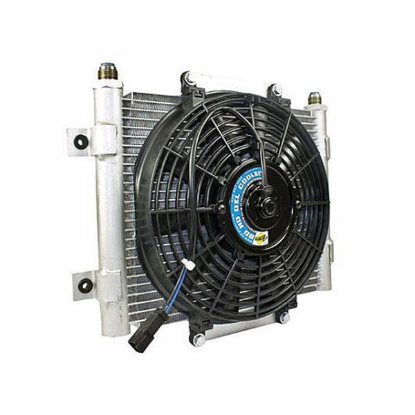 BD Diesel Xtruded Trans Oil Cooler - 0.50 inch Cooler Lines