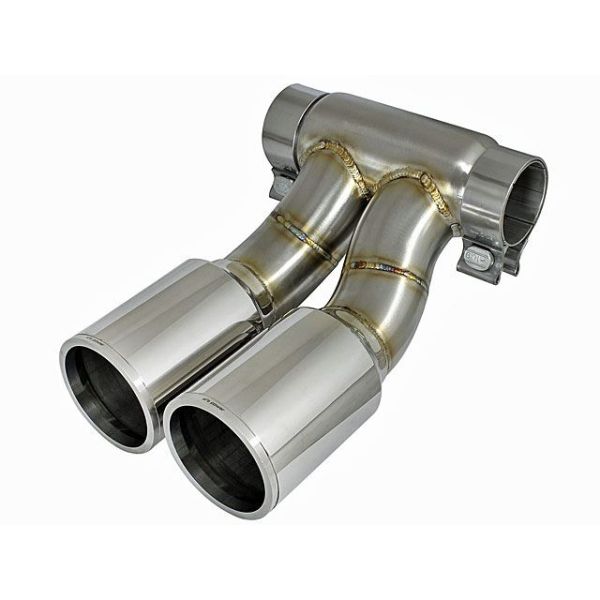 aFe POWER MACH Force-Xp 3.5 Inch 304 Stainless Steel Exhaust Tip - Polished-Turbo Kits Porsche Boxster Performance Parts Search Results-554.400000
