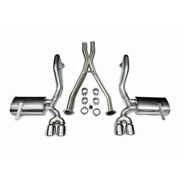 Corsa Performance Dual Rear Exit Cat-Back with Twin 3.5 Inch Tips - Xtreme Sound Level