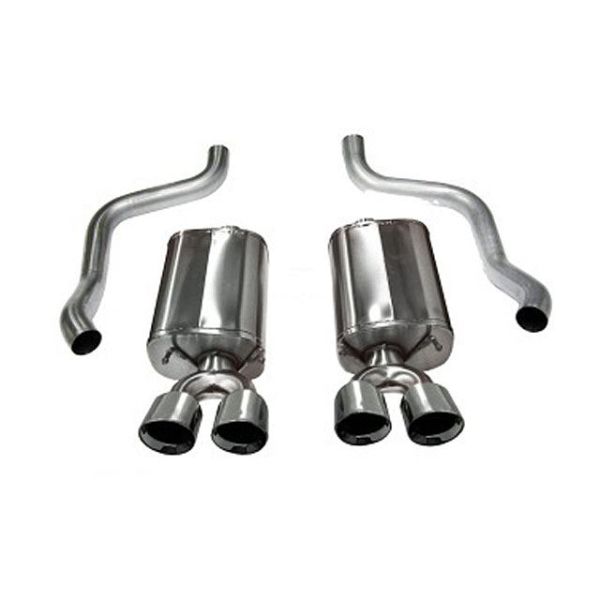 Corsa Performance Axle-Back Exhaust System with Twin 3.5 Inch Tips - Sport Sound Level