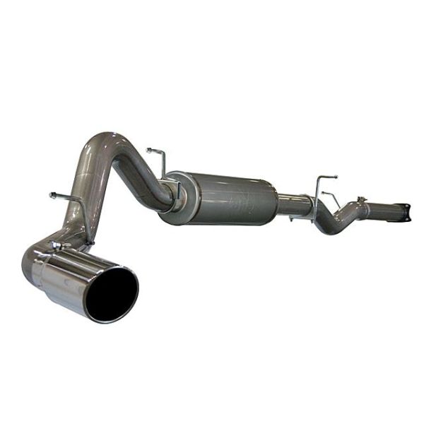 aFe Power Large Bore-HD 4 Inch 409 Stainless Steel Cat-Back Exhaust System